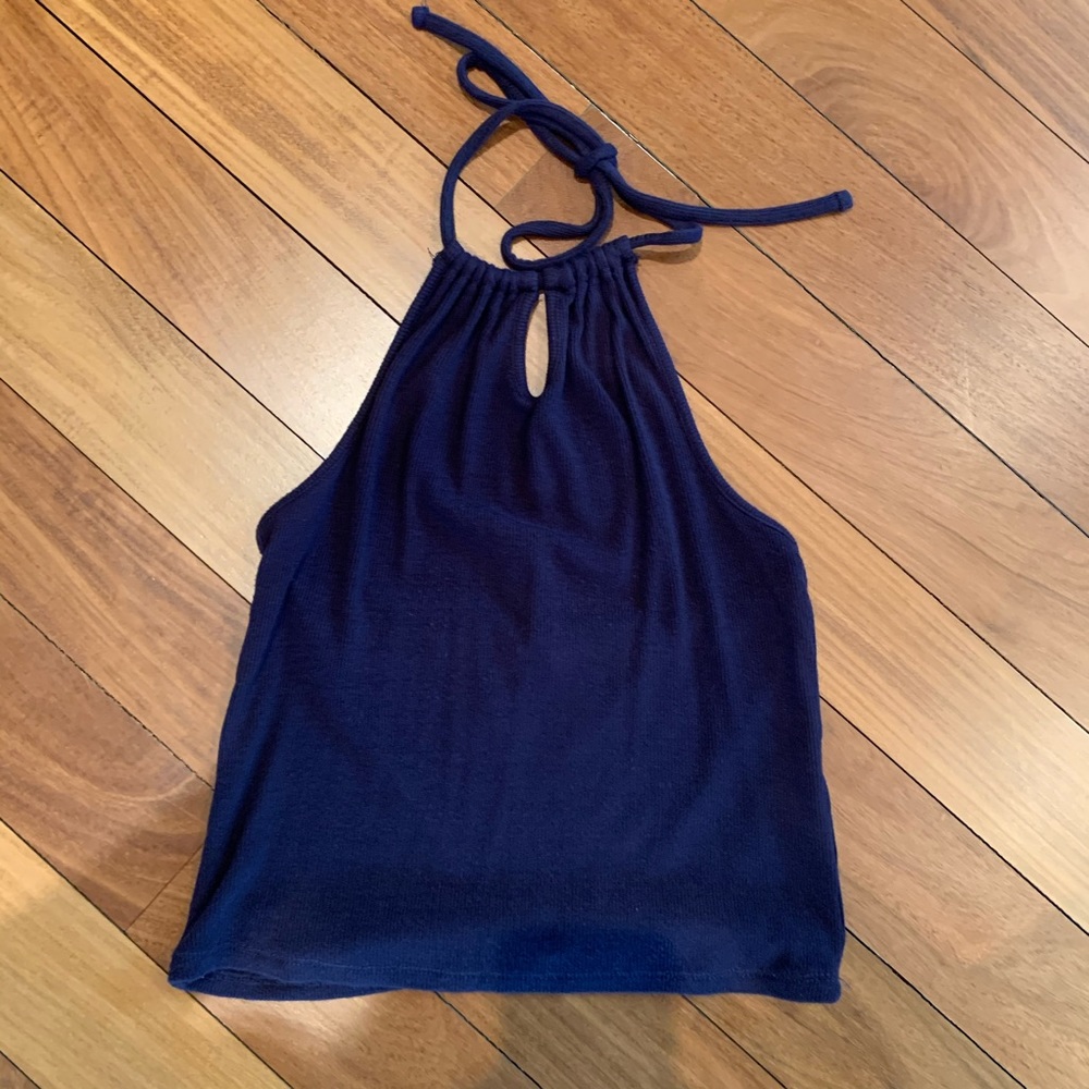 Halter crop top from garage